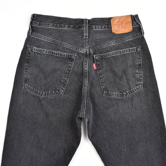 Levi's 501 Skinny Distressed Jeans Black Stick - 26 - Picture 2 of 11